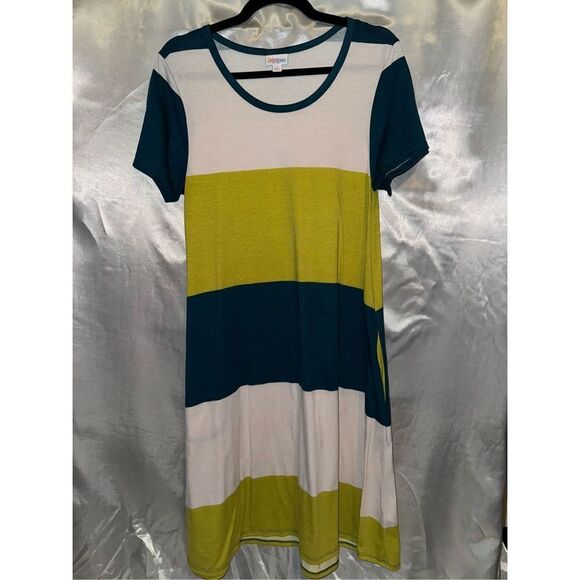 Striped LuLaRoe Dress - Picture 2 of 4